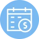 Calendario Circulo Azul